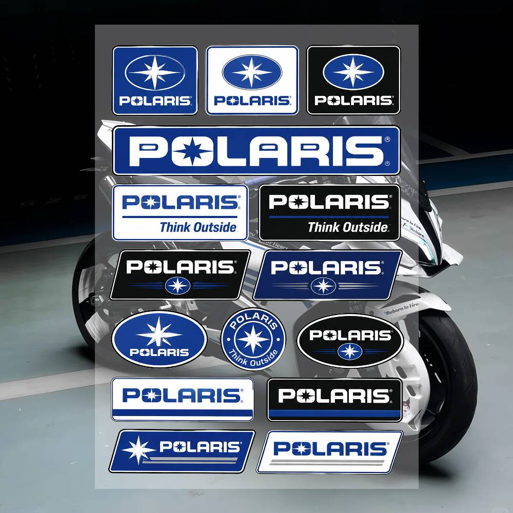 Streetwear Brand La - A-A-P-po-la-ris Streetwear Brand Stickers Set Waterproof