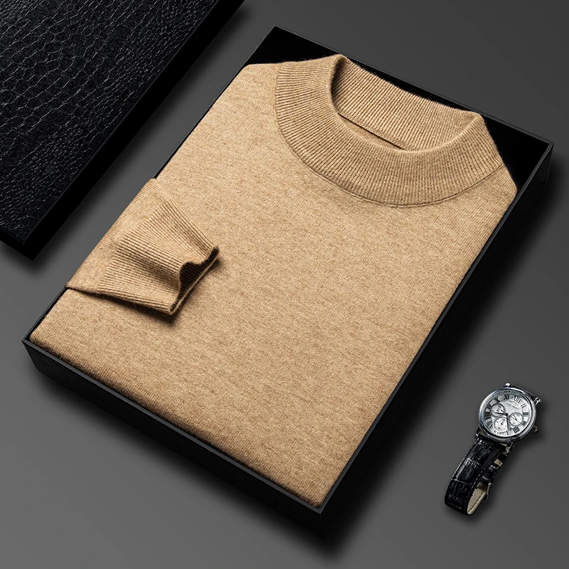 Streetwear Brand - Half Turtleneck Knitwear Sweater New Autumn/Winter