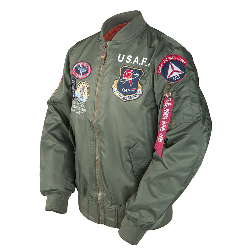 Streetwear Brand Top - 2027 Embroidered Military Patches vintage men