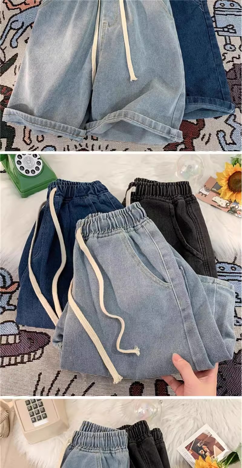 Fear Of God Essential - 2026 New Men's Denim Shorts Summer