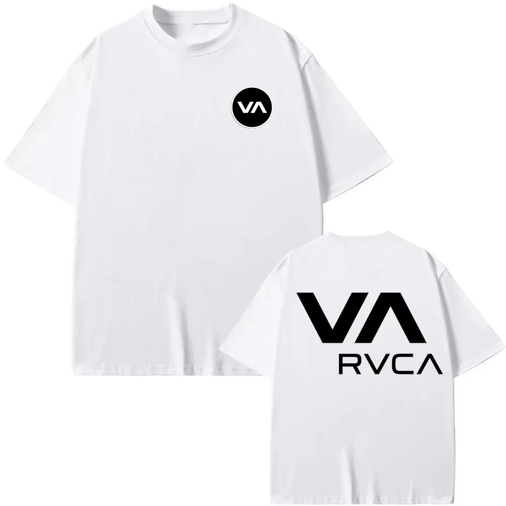 Streetwear Brand Top - RVCA T Shirt Black Tee Summer