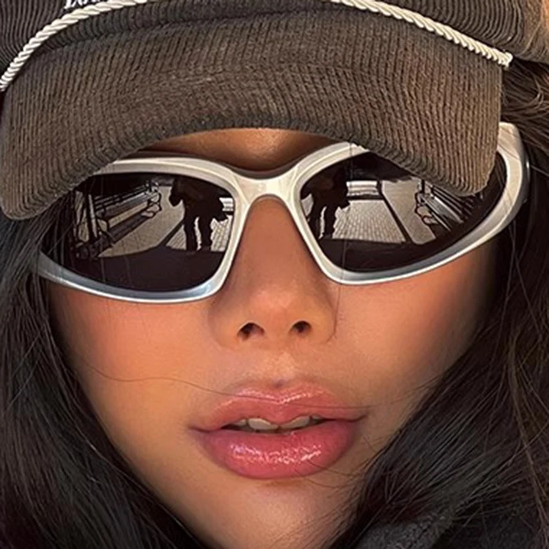 Y2k New Punk Sports Sunglasses - Streetwear Brand Y2K ulasan dan harga