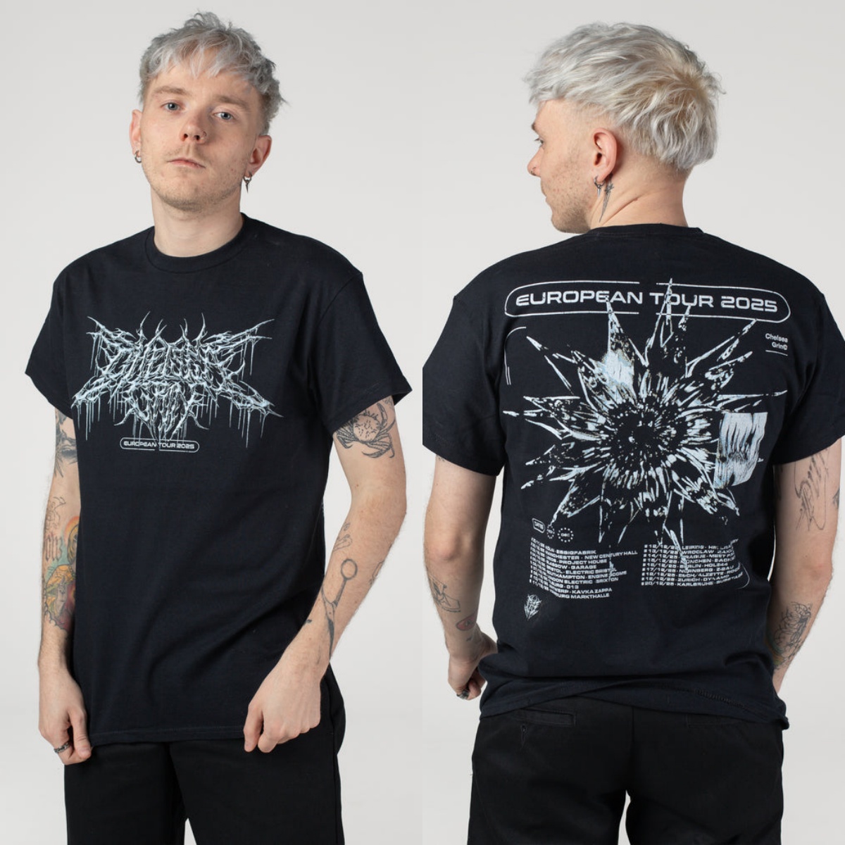 Y2k Chelsea Grin Graphic Cotto - Streetwear Brand Y2K ulasan dan harga