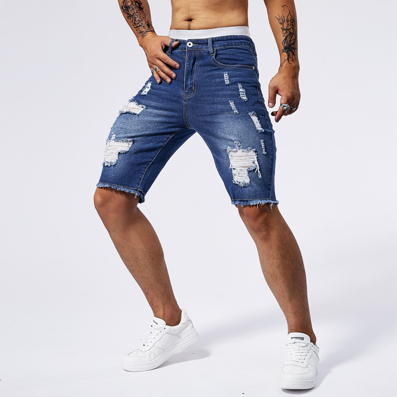 2025 Summer New Men's Ripped D - Streetwear Brand ulasan dan harga