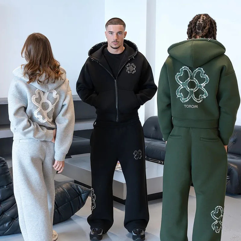Spring Autumn Oversized 4 Leaf - Streetwear Brand Y2K ulasan dan harga