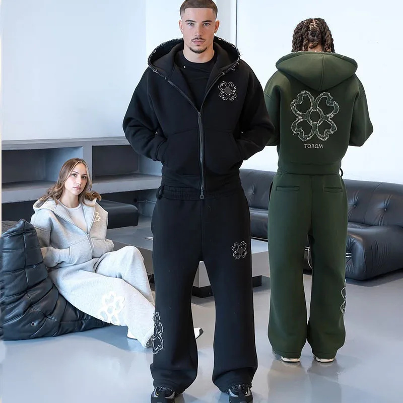Spring Autumn Oversized 4 Leaf - Streetwear Brand Y2K ulasan dan harga