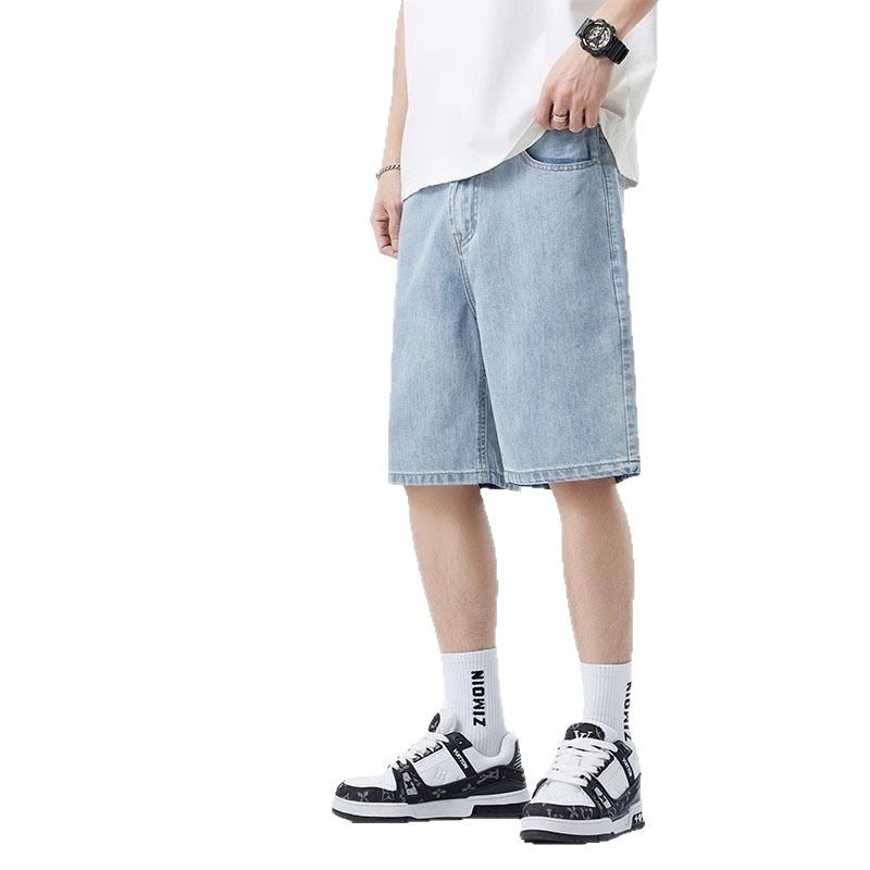 2025 Baggy Jeans Shorts for Me - Fear Of God Essential ulasan dan harga