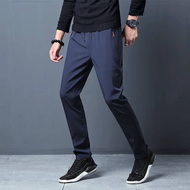 Men's Casual Pants Straight Sl - Streetwear Brand ulasan dan harga