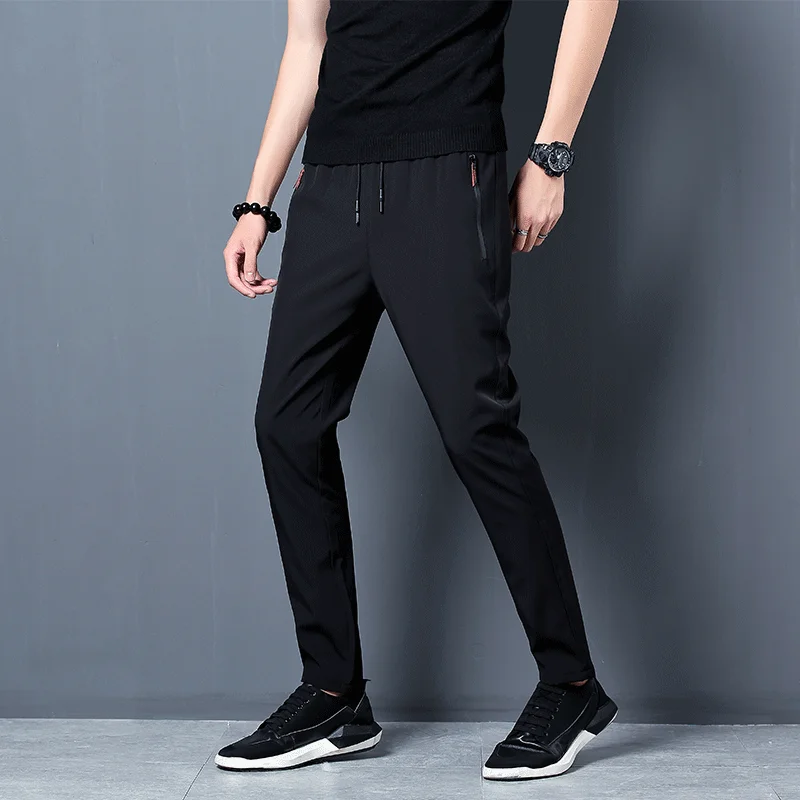 Men's Casual Pants Straight Sl - Streetwear Brand ulasan dan harga