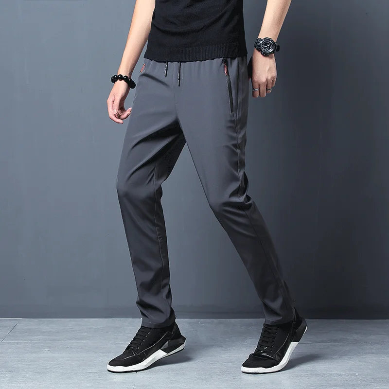 Men's Casual Pants Straight Sl - Streetwear Brand ulasan dan harga