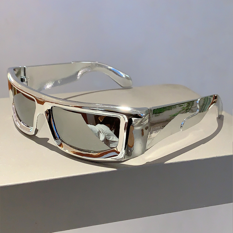 Y2k Wrap Round Men Sunglasses  - Streetwear Brand Y2K ulasan dan harga