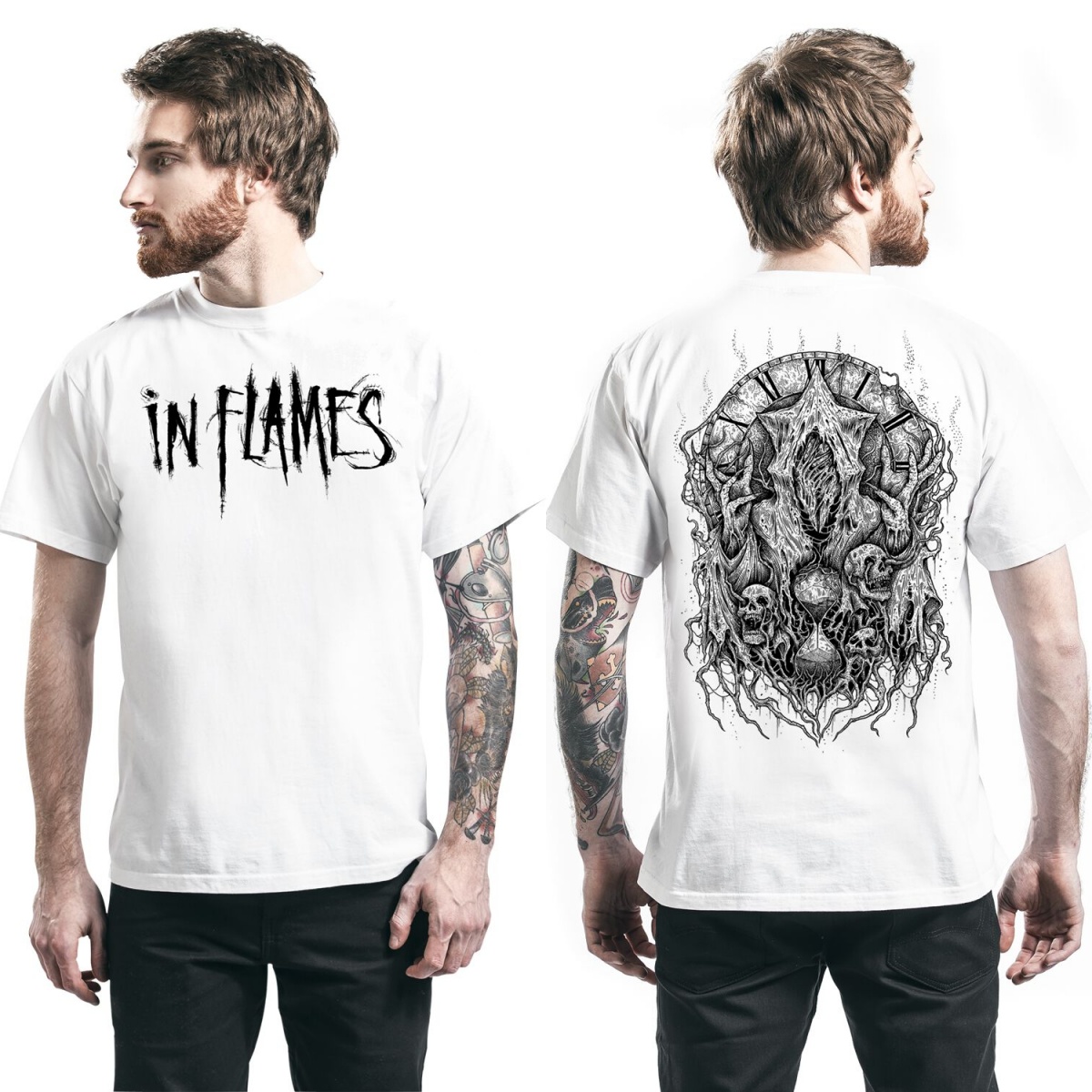 Y2k in Flames Graphic Cotton T - Streetwear Brand Y2K ulasan dan harga