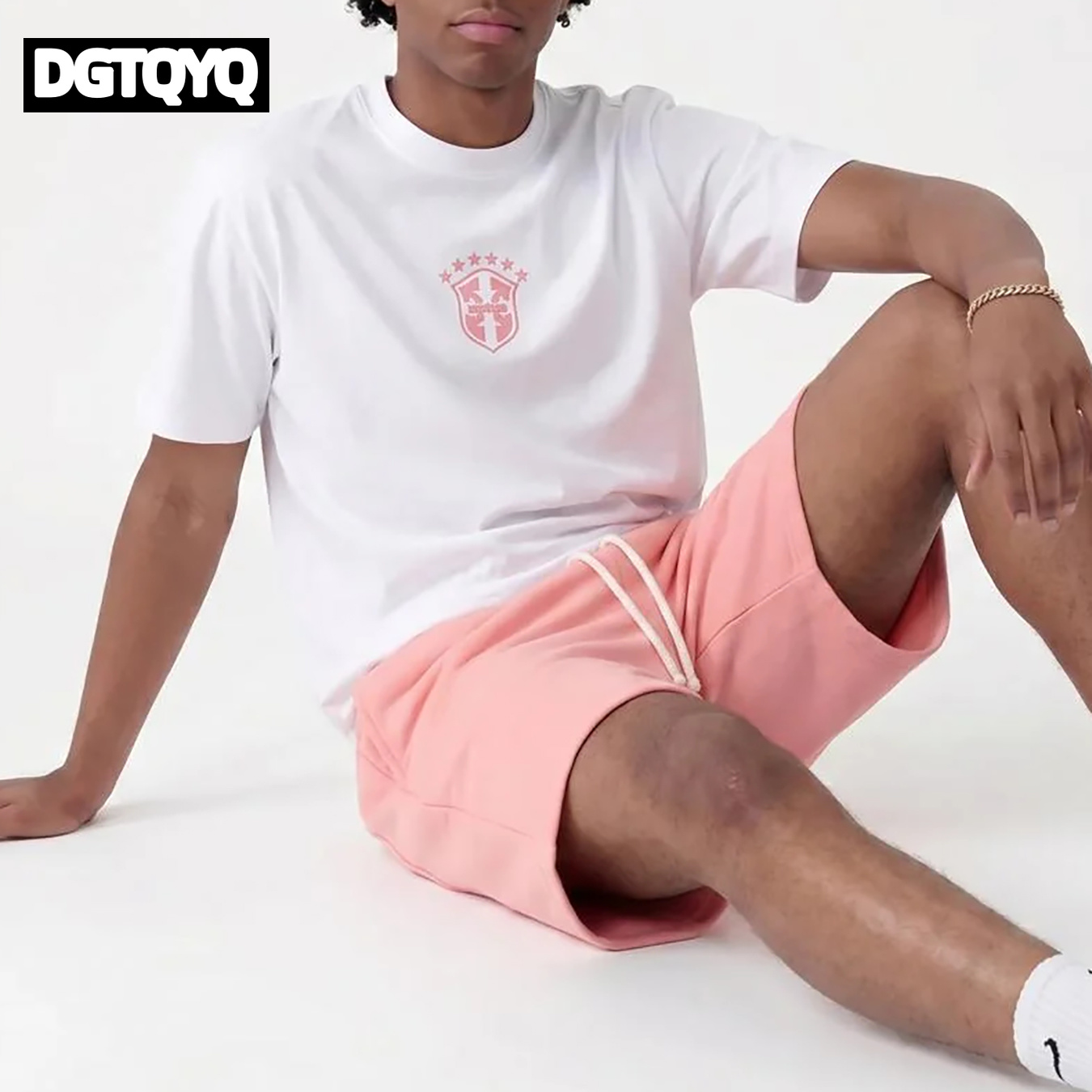 Man's Summer New Pink Embroide - Fear Of God Essential ulasan dan harga