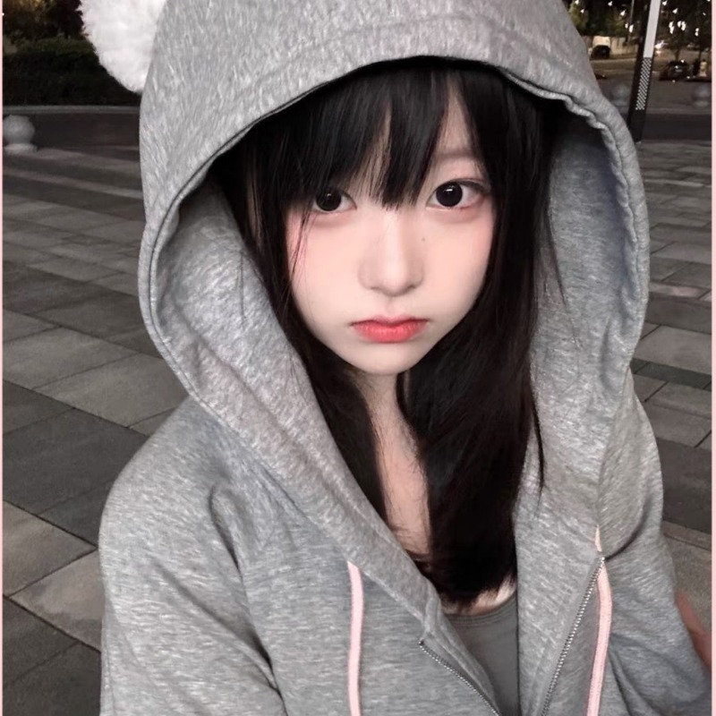 Y2k Women's Hoodie Jacket Cute - Streetwear Brand Y2K ulasan dan harga