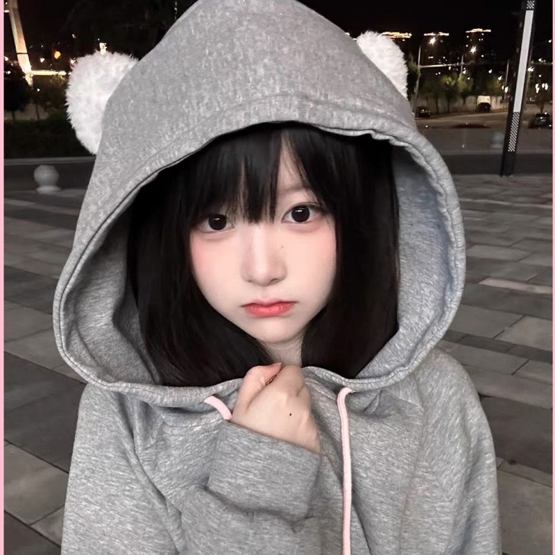Y2k Women's Hoodie Jacket Cute - Streetwear Brand Y2K ulasan dan harga