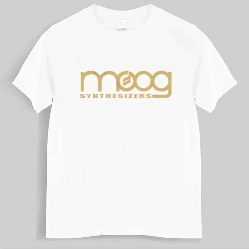 Moog Synthesizer Black Print T - Streetwear Brand Tees ulasan dan harga