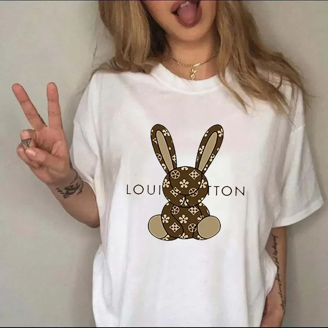 Luxury Brand Printed Women T-s - Streetwear Brand Y2K ulasan dan harga