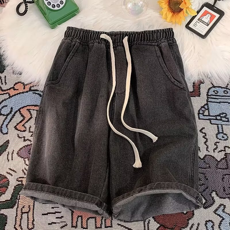 2026 New Men's Denim Shorts Su - Fear Of God Essential ulasan dan harga