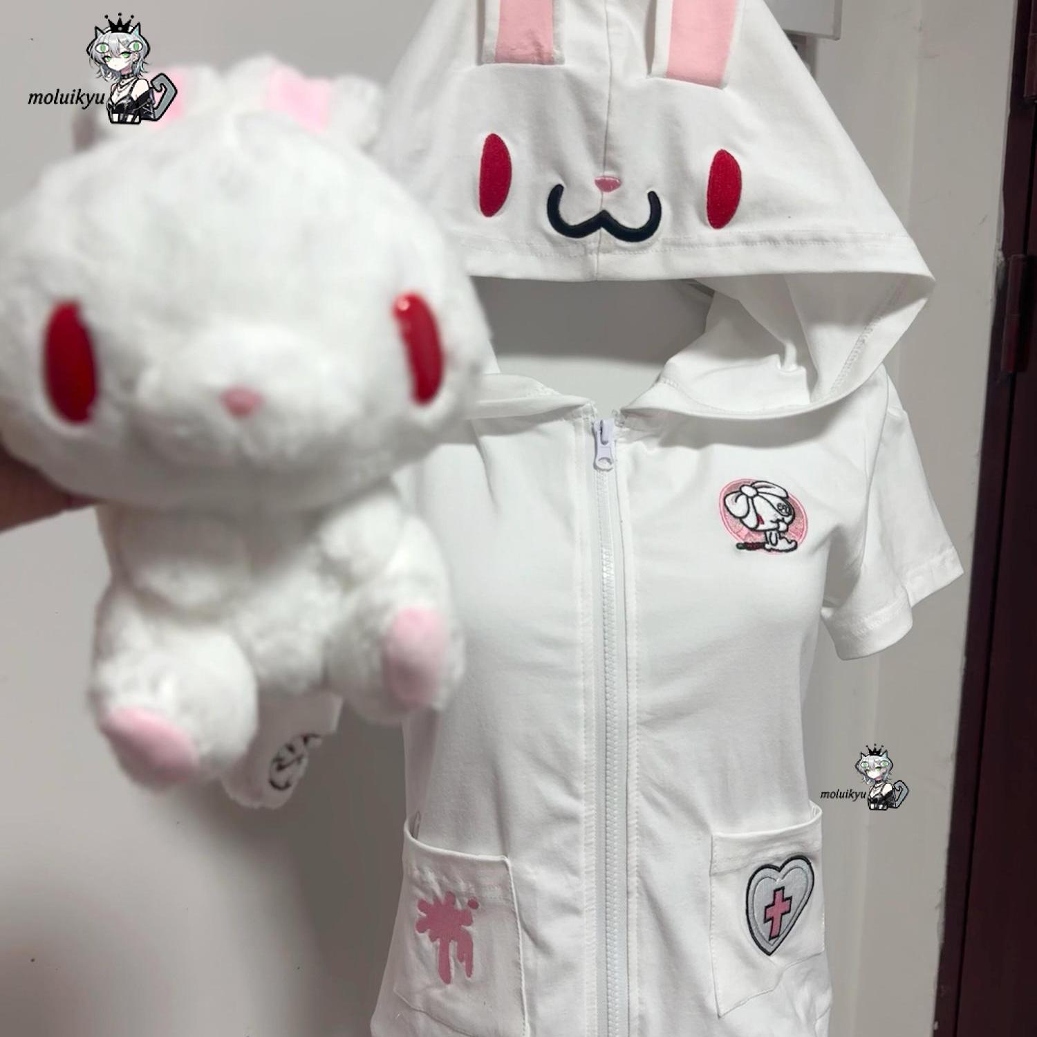 Kawaii Anime Hoodie Short Slee - Streetwear Brand Y2K ulasan dan harga
